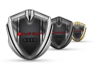 Audi Emblemas Metálicos a Medida Vista Moderna de Lujo